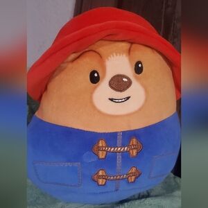 TY PADDINGTON BEAR SQUISH-A-BOOS/SQUISHY BEANIES- 14"-MWMT-UK EXCLUSIVE- SO SOFT